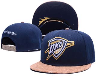 Oklahoma City Thunder NBA Snapback Caps-4