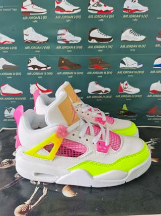 Women Nike Air Jordans 4 AJ4 Shoes Wholesale Cheap-10